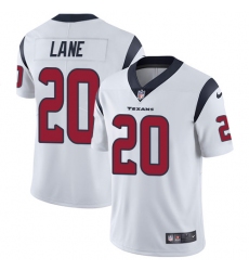 Youth Nike Houston Texans #20 Jeremy Lane White Vapor Untouchable Limited Player NFL Jersey