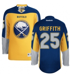 Women's Reebok Buffalo Sabres #25 Seth Griffith Authentic Gold Third NHL Jersey