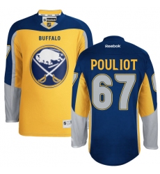 Women's Reebok Buffalo Sabres #67 Benoit Pouliot Authentic Gold Third NHL Jersey