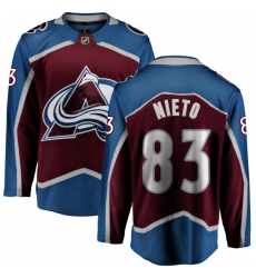 Youth Colorado Avalanche #83 Matt Nieto Fanatics Branded Maroon Home Breakaway NHL Jersey