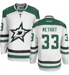Women's Reebok Dallas Stars #33 Marc Methot Authentic White Away NHL Jersey