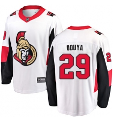 Youth Ottawa Senators #29 Johnny Oduya Fanatics Branded White Away Breakaway NHL Jersey
