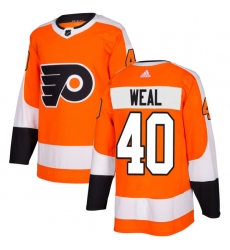 Youth Adidas Philadelphia Flyers #40 Jordan Weal Premier Orange Home NHL Jersey