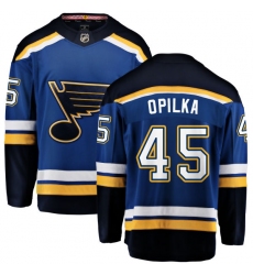Youth St. Louis Blues #45 Luke Opilka Fanatics Branded Royal Blue Home Breakaway NHL Jersey