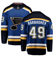 Youth St. Louis Blues #49 Ivan Barbashev Fanatics Branded Royal Blue Home Breakaway NHL Jersey