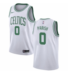 Women's Nike Boston Celtics #0 Robert Parish Authentic White NBA Jersey - Association Edition