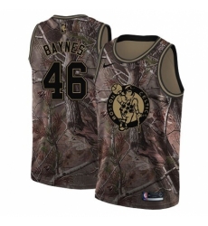 Women's Nike Boston Celtics #46 Aron Baynes Swingman Camo Realtree Collection NBA Jersey