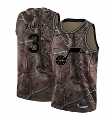 Men's Nike Utah Jazz #3 Ricky Rubio Swingman Camo Realtree Collection NBA Jersey
