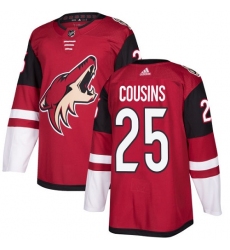 Youth Adidas Arizona Coyotes #25 Nick Cousins Authentic Burgundy Red Home NHL Jersey