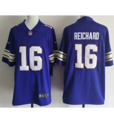 Men's Minnesota Vikings #16 Will Reichard Limited Purple Classic Vapor Jersey