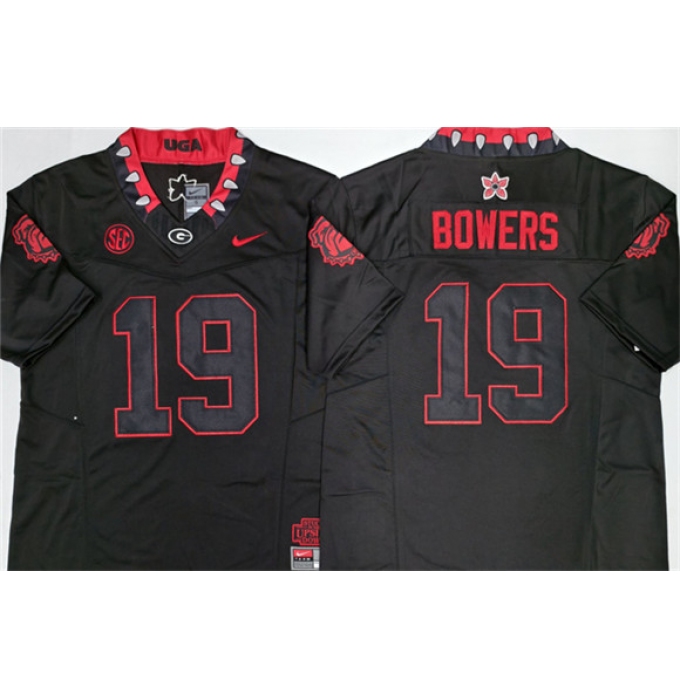 Men's Georgia Bulldogs #19 Adam Anderson White 2026 F.U.S.E. Stitched Jersey