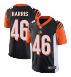 Youth Nike Cincinnati Bengals #46 Clark Harris Black Team Color Vapor Untouchable Limited Player NFL Jersey