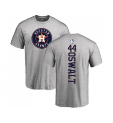 MLB Nike Houston Astros #44 Roy Oswalt Ash Backer T-Shirt