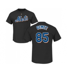 Baseball New York Mets #85 Carlos Gomez Black Name & Number T-Shirt
