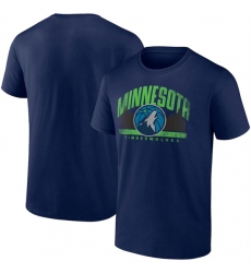 Men's Minnesota Timberwolves Navy Full Court Press T-Shirt