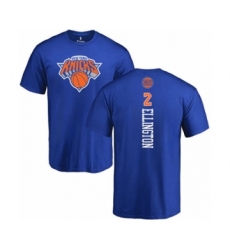 Basketball New York Knicks #2 Wayne Ellington Royal Blue Backer T-Shirt