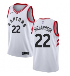 Women's Nike Toronto Raptors #22 Malachi Richardson Authentic White NBA Jersey - Association Edition