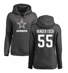NFL Women's Nike Dallas Cowboys #55 Leighton Vander Esch Ash One Color Pullover Hoodie