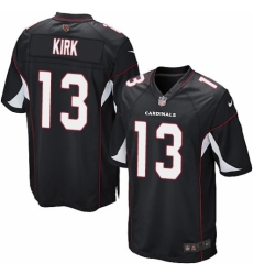Men's Nike Arizona Cardinals #13 Christian Kirk Game Black Alternate NFL Jersey