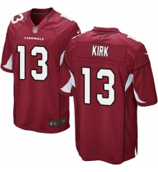Men's Nike Arizona Cardinals #13 Christian Kirk Game Red Team Color NFL Jersey