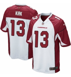 Men's Nike Arizona Cardinals #13 Christian Kirk Game White NFL Jersey