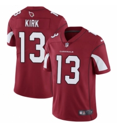 Men's Nike Arizona Cardinals #13 Christian Kirk Red Team Color Vapor Untouchable Limited Player NFL Jersey