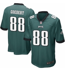 Men's Nike Philadelphia Eagles #88 Dallas Goedert Game Midnight Green Team Color NFL Jersey