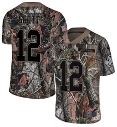 Men's Nike Baltimore Ravens #12 Jaleel Scott Limited Camo Salute to Service NFL Jersey
