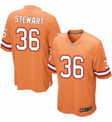 Men's Nike Tampa Bay Buccaneers #36 M.J. Stewart Limited Orange Glaze Alternate NFL Jersey