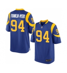 Men's Los Angeles Rams #94 John Franklin-Myers Game Royal Blue Alternate Football Jersey