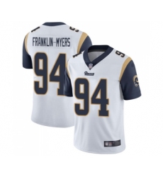 Men's Los Angeles Rams #94 John Franklin-Myers White Vapor Untouchable Limited Player Football Jersey
