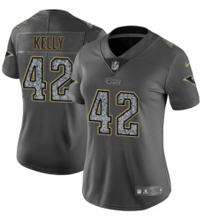 Women's Nike Los Angeles Rams #42 John Kelly Gray Static Vapor Untouchable Limited NFL Jersey