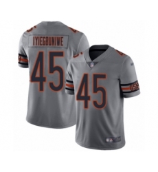 Youth Chicago Bears #45 Joel Iyiegbuniwe Limited Silver Inverted Legend Football Jersey