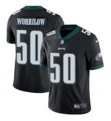 Youth Nike Philadelphia Eagles #50 Paul Worrilow Black Alternate Vapor Untouchable Limited Player NFL Jersey