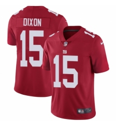 Youth Nike New York Giants #15 Riley Dixon Red Alternate Vapor Untouchable Limited Player NFL Jersey