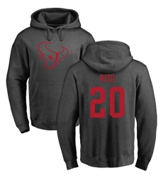 NFL Nike Houston Texans #20 Justin Reid Ash One Color Pullover Hoodie
