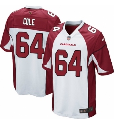 Men's Nike Arizona Cardinals #64 Mason Cole Game White NFL Jersey