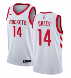 Youth Nike Houston Rockets #14 Gerald Green Authentic White NBA Jersey - Association Edition