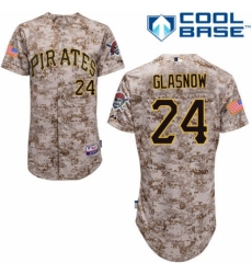 Men's Majestic Pittsburgh Pirates #24 Tyler Glasnow Replica Camo Alternate Cool Base MLB Jersey