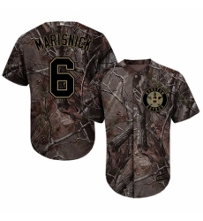 Men's Majestic Houston Astros #6 Jake Marisnick Authentic Camo Realtree Collection Flex Base MLB Jersey