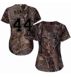 Women's Majestic Chicago White Sox #44 Bruce Rondon Authentic Camo Realtree Collection Flex Base MLB Jersey
