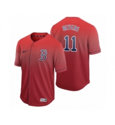 Men's Boston Red Sox #11 Rafael Devers Red Fade Nike Jersey