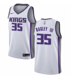 Men's Nike Sacramento Kings #35 Marvin Bagley III Authentic White NBA Jersey - Association Edition