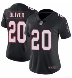 Women's Nike Atlanta Falcons #20 Isaiah Oliver Black Alternate Vapor Untouchable Limited Player NFL Jersey
