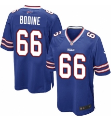 Men's Nike Buffalo Bills #66 Russell Bodine Game Royal Blue Team Color NFL Jersey