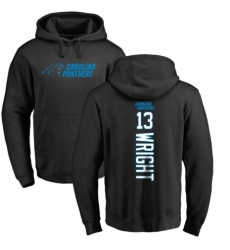 NFL Nike Carolina Panthers #13 Jarius Wright Black Backer Pullover Hoodie