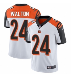 Youth Nike Cincinnati Bengals #24 Mark Walton White Vapor Untouchable Limited Player NFL Jersey