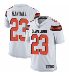 Men's Nike Cleveland Browns #23 Damarious Randall White Vapor Untouchable Limited Player NFL Jersey