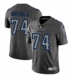 Men's Nike Dallas Cowboys #74 Dorance Armstrong Jr. Gray Static Vapor Untouchable Limited NFL Jersey
