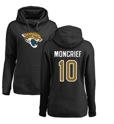 NFL Women's Nike Jacksonville Jaguars #10 Donte Moncrief Black Name & Number Logo Pullover Hoodie